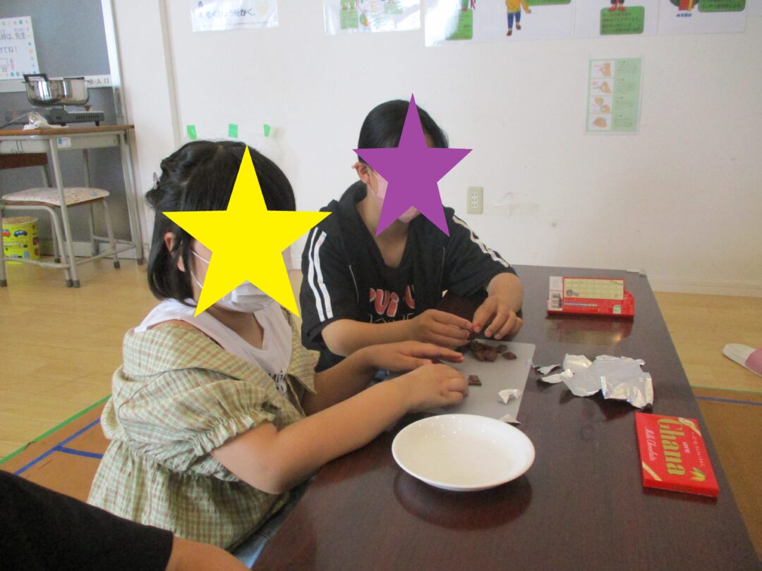 みんなで楽しくチョコレートフォンデュ( *´艸｀)【チャイルドハート高田2番館】