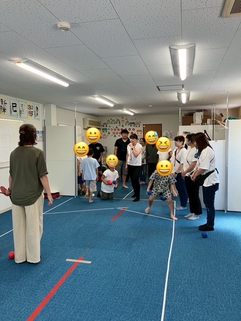 「みんなでボッチャ！楽しいね」【CH宇部】