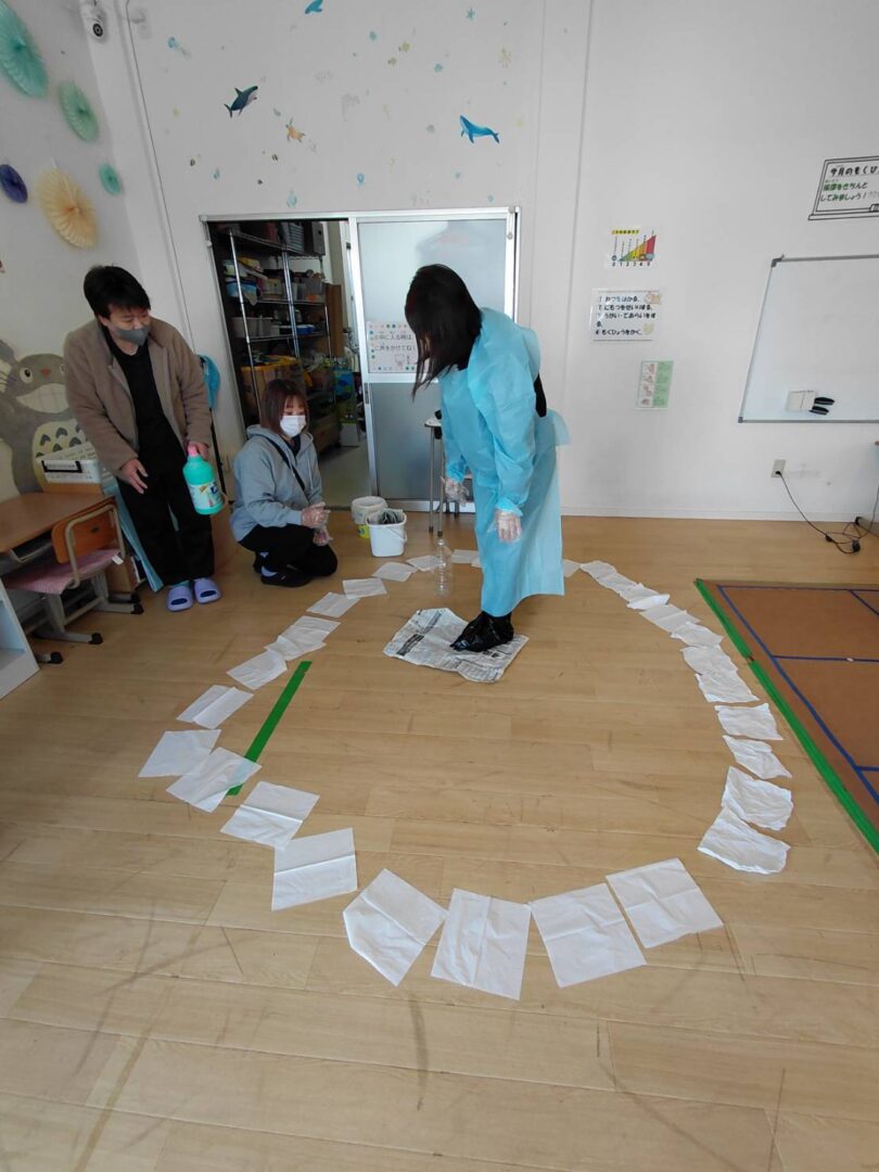 感染症対策委員会　訓練編！【CH高田2番館】