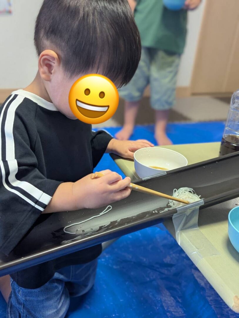 「そうめん流しに挑戦！」【CH恩田】